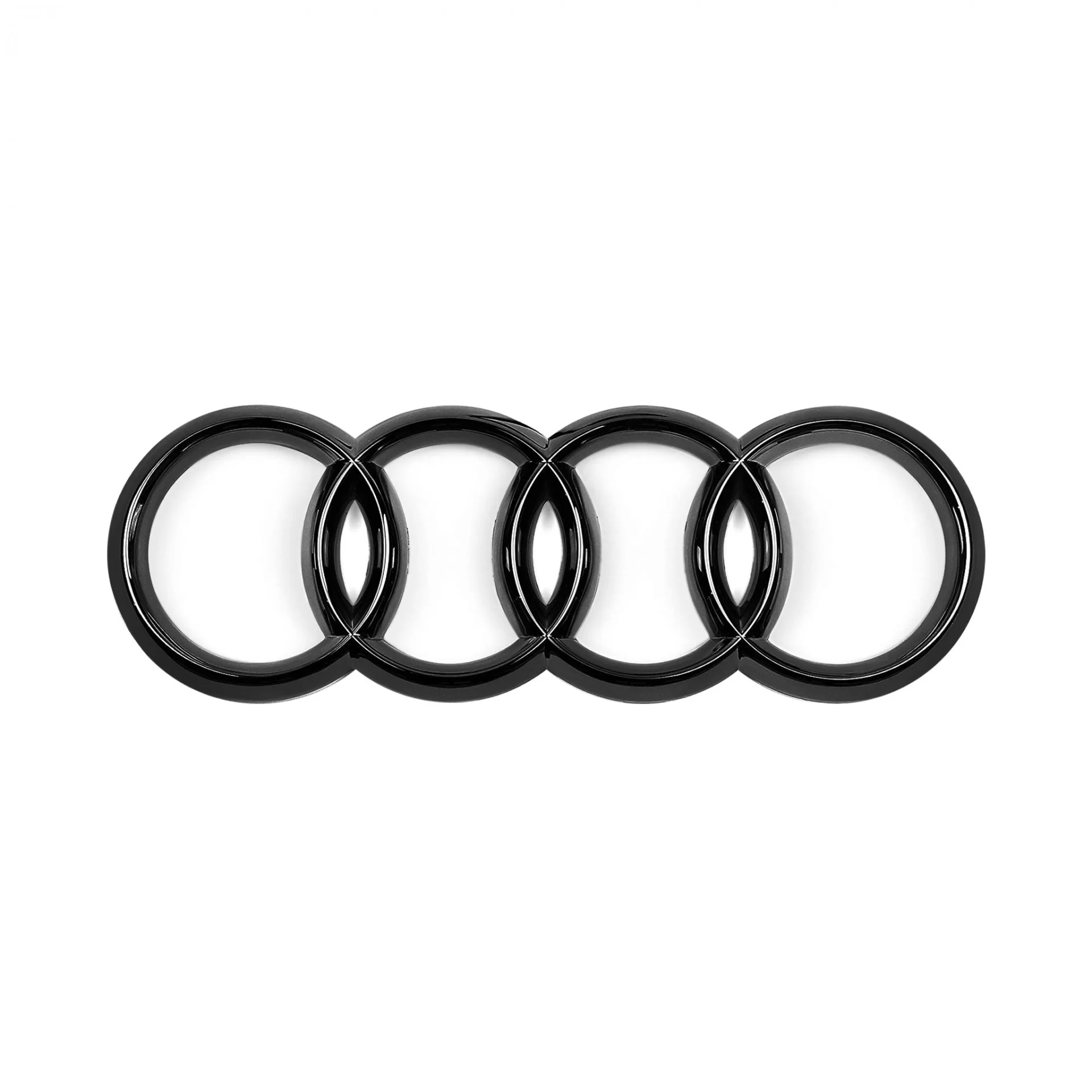 Audi - pierścienie / ringi (Piano Black)